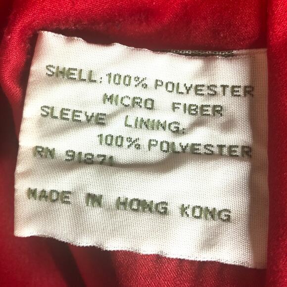 Vintage Norm Thompson Red Button Down Jacket - Size Medium - Picture 10 of 10